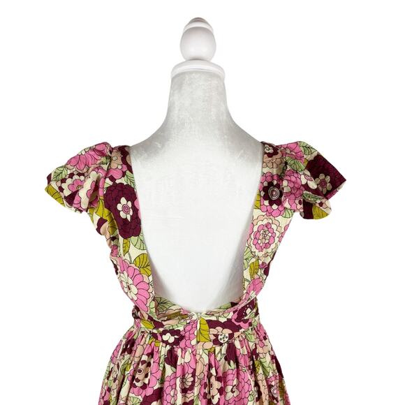 Dodo Bar Or Jenny Maxi Dress Pink Green XS - Picture 7 of 10